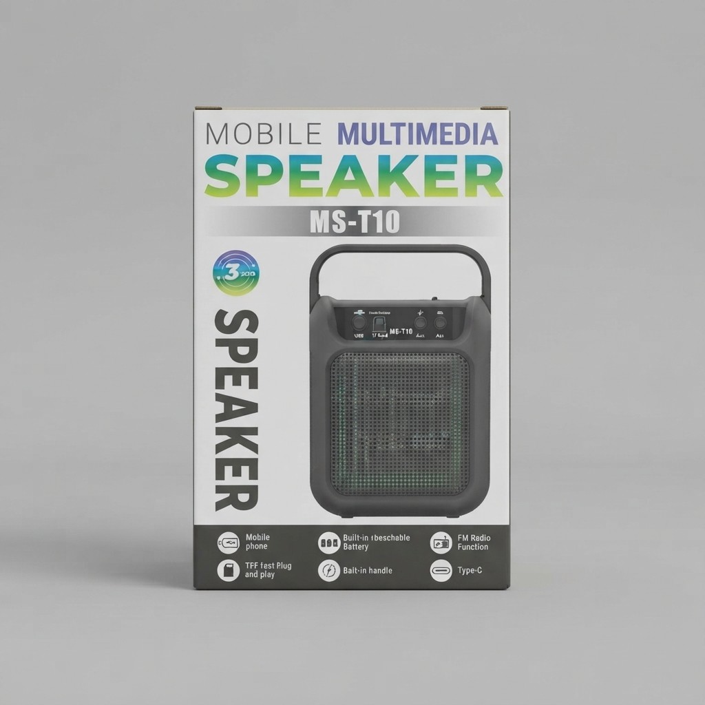 PARLANTE BLUETOOTH 3 PULGADAS MS-T10