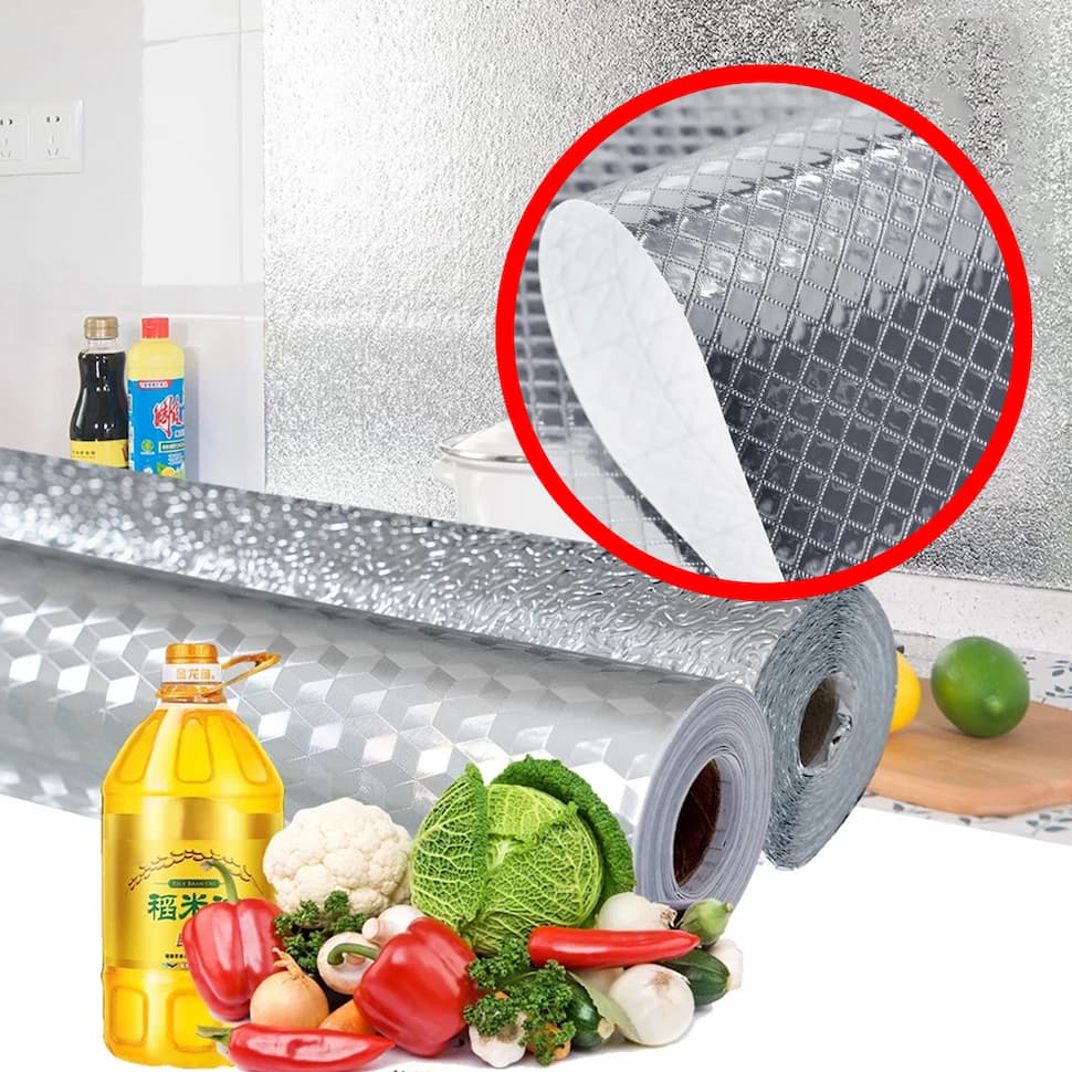 Papel Aluminio Adhesivo Para Cocina - El MayoristaEC